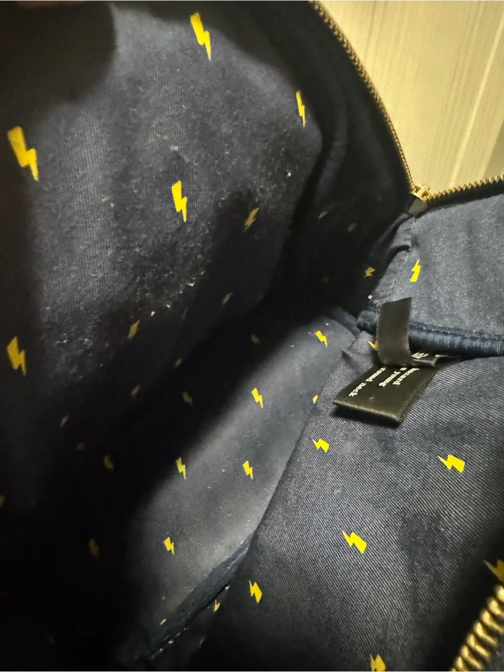 Loungefly Navy Mini Backpack with Yellow Pikachu Print